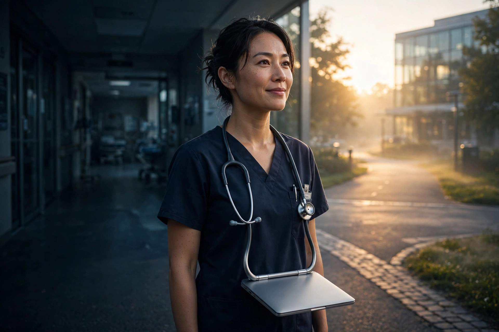 A clinician's career transforming into an industry future — PivotRx illustration